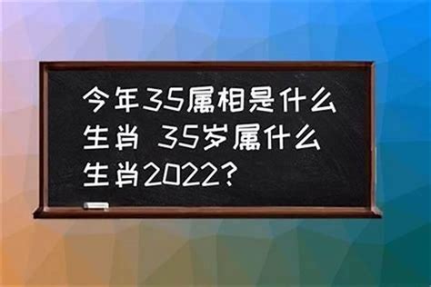 35岁属什么2023|2023年35岁属什么生肖 和什么属相婚配